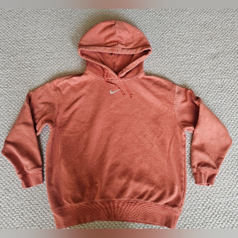 Nike Center Swoosh Orange Pullover Hoodie Phoenix XS - Picture 6 of 14